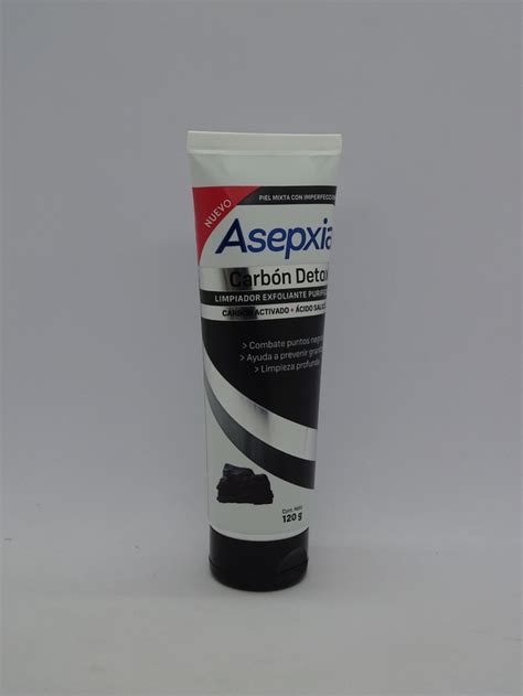 Asepxia Limpiador Exfoliante Purificante Carb N Detox X Gr