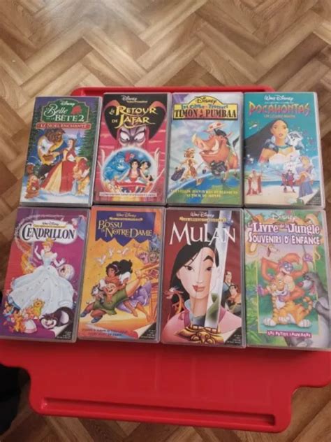 Lot De Cassettes Vhs Walt Disney Et Autres Eur Picclick Fr