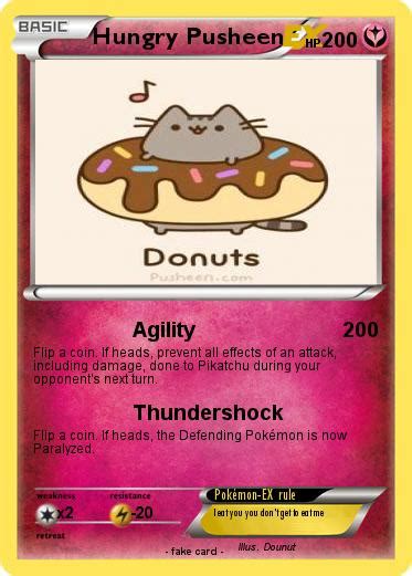 Pokémon Hungry Pusheen 1 1 Agility My Pokemon Card