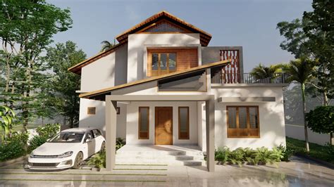 kerala slope roof home kerala house design kerala houses house design