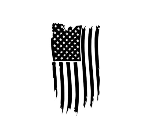 American Flag Vertical Custom Precision Die Cut Vinyl Decal Sticker - Etsy