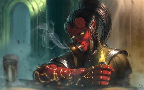 Hellgirl Fan Art By Skavenzverov On Deviantart