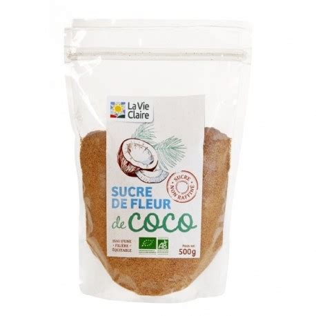 SUCRE DE FLEUR DE COCO 500G DRIVE La Vie Claire Saintes