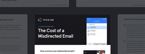 What is the Cost of a Misdirected Email? - Tessian