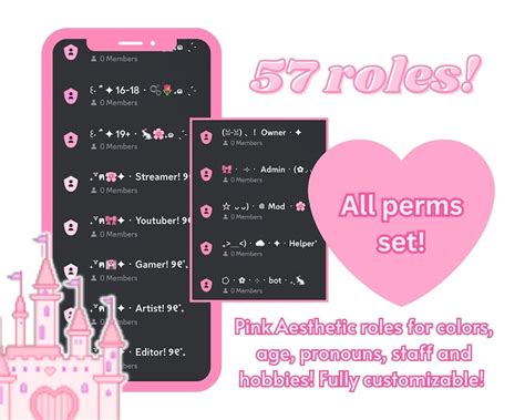 Pink Aesthetic Discord Server Bundle With 200 Emotes Discord Server Template Discordtwitch