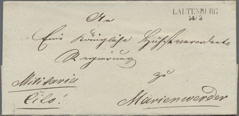 Stamp Auction Preu En Vorphila Markenlose Briefe Th Auction