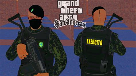 SKIN DO EXÉRCITO BRASILEIRO EB PARA GTA SA ANDROID PC YouTube