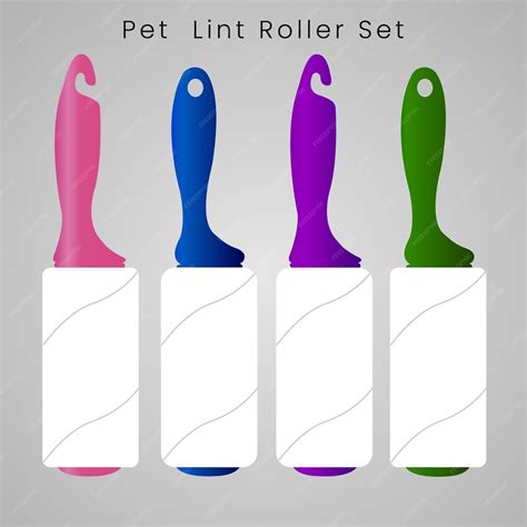 Premium Vector Vector Lint Roller Adhesive Lint Roller With A Sticky