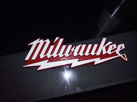 Hard Plastic Milwaukee Logo Available On Ebay With Images