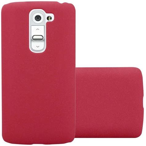 Cadorabo Hoesje Voor LG G2 MINI In FROSTY ROOD Hard Case Beschermhoes