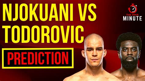 UFC Vegas 55 Chidi Njokuani Vs Dusko Todorovic Prediction YouTube