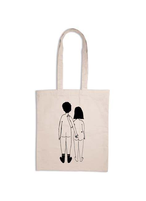 Tote Bag Naked Couple Helen B