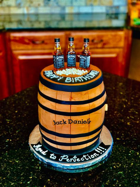 Jack Daniels Barrel Birthday Cake Cake Birthday Cake Desserts