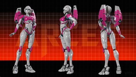 Safebooru 1girl 3d Absurdres Arcee Ass Autobot Backpack Bag Blender