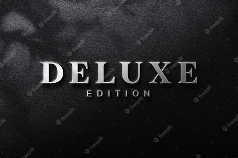 Premium Psd Luxury 3d Logo Mockup Black Wall