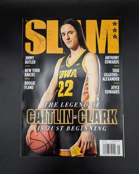 April May Caitlin Clark Iowa Hawkeyes First Rc Slam Magazine