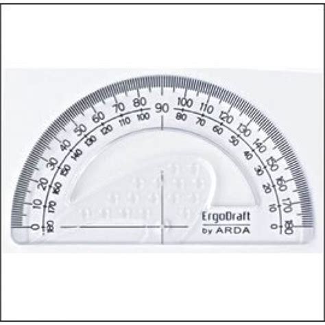 180 degree ERGODRAFT Protractor