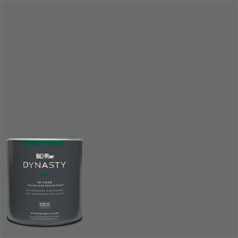 BEHR DYNASTY 1 Qt 770F 5 Dark Ash Semi Gloss Exterior Stain Blocking