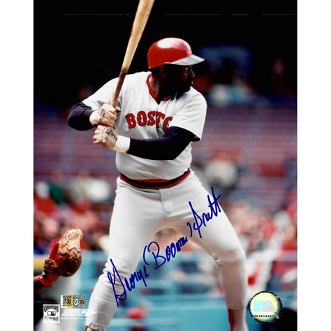 George Boomer Scott Signed Red Sox X Photo Aiv Coa Pristine