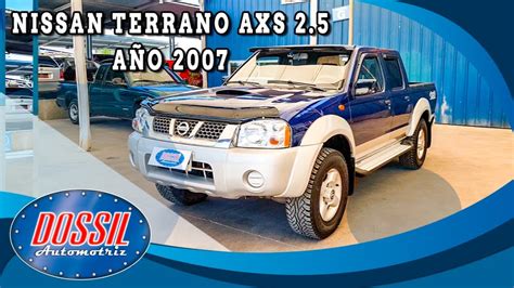 NISSAN TERRANO AXS 2 5 DIESEL 4X2 FULL EQUIPO AÑO 2007 Dossil Portal