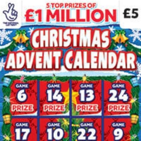 Christmas Advent Calendar Scratchcard Scratchcard Winners