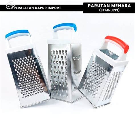 Jual Parutan Menara 4 Sisi Stainless Alat Pemotong Sayur Buah