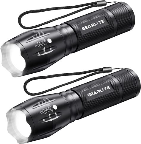 Gearlite Led Taschenlampe Batteriebetrieben St Cke Lumen