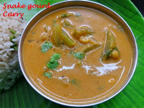 Snake gourd Curry - Yummy Ashas Kitchen