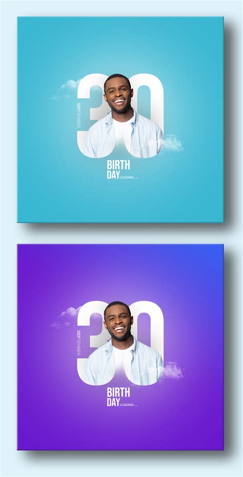 Birthday Poster Design on Behance