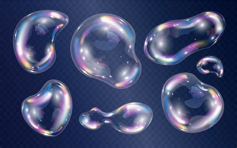 Water Bubbles Set 27178805 Vector Art at Vecteezy