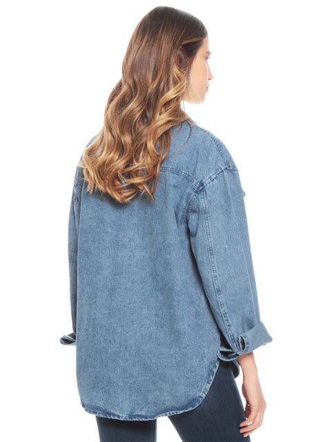 Ripley Chaqueta Wados Denim Con Doble Bolsillo