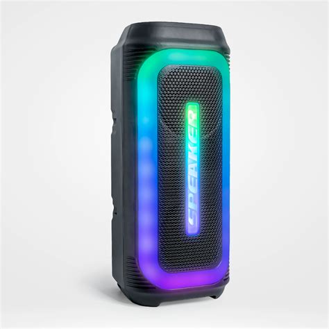 Caixa de som Bluetooth Led RGB Portátil 50W FM USB TWS Xtrad Faz