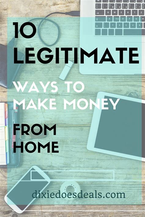 10 Legitimate Ways To Make Money From Home