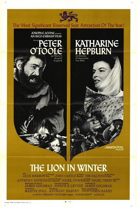 The Lion in Winter Movie Poster (#1 of 3) - IMP Awards