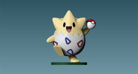 Archivo STL Pokémon TogepiModelo de impresión 3D para descargarCults