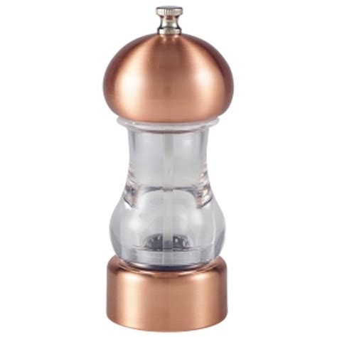 MasterClass 14 5cm Copper Effect Filled Capstan Pepper Mill IG Group UK