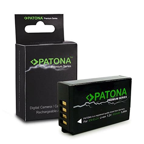 Patona In Caricabatteria X Premium Batteria En El Per Nikon J