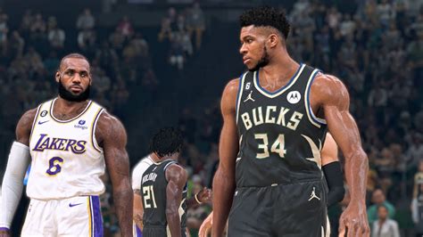 INSANE REALISM LAKERS Vs BUCKS Ultra Modded NBA 2K23 Realistic