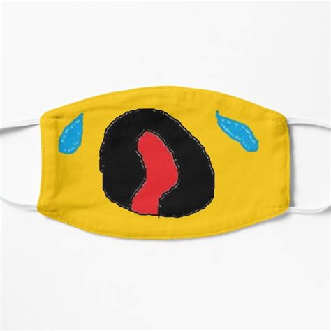 "Cursed Crying Emoji Mask" Mask for Sale by clicherat | Redbubble