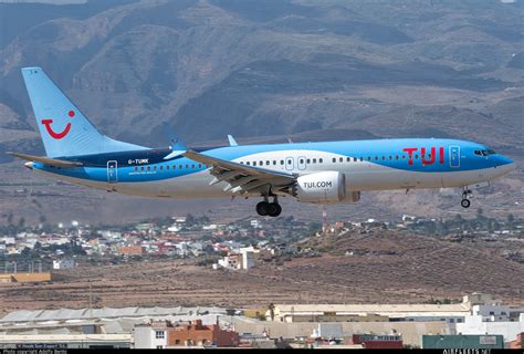 Tui Airways Boeing Ng Max G Tumk Fhoto Airfleets Aviaci N