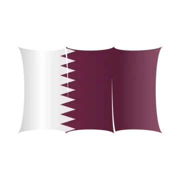 Qatar Flag Vector Qatar Flag Qatar Flag Shinning PNG And Vector With