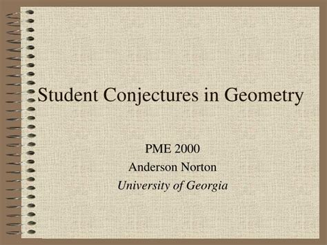 PPT - Student Conjectures in Geometry PowerPoint Presentation, free download - ID:3355724