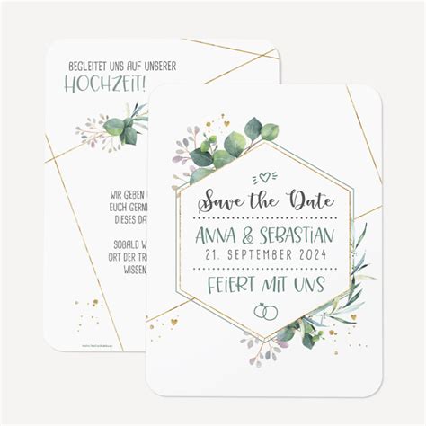 Mustertexte für Save the Date Karten zur Hochzeit