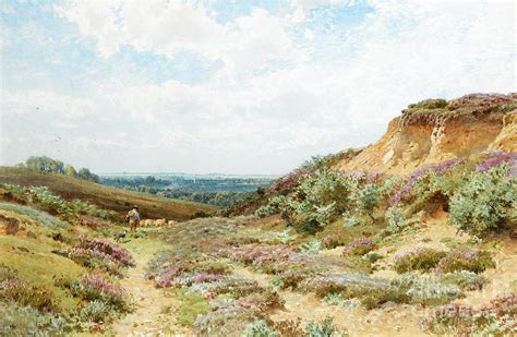 Heather On A Surrey Heath Painting By Henry Sutton Palmer Fine Art America