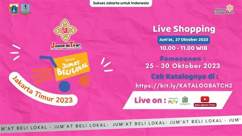 Jumat Beli Lokal Hadir Kembali Hadir Dengan Jamur Betawi Mulai Tanggal