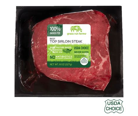 Grass Fed Beef Top Sirloin Grass Run Farms Products