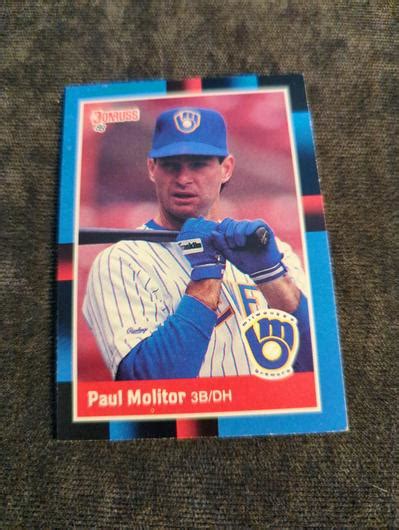 Paul Molitor Ungraded 1988 Donruss