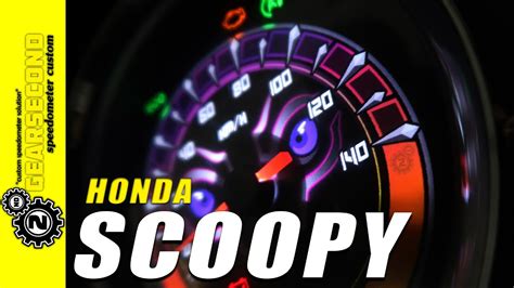 Modifikasi Speedometer Scoopy Gearsecond Speedometer Youtube