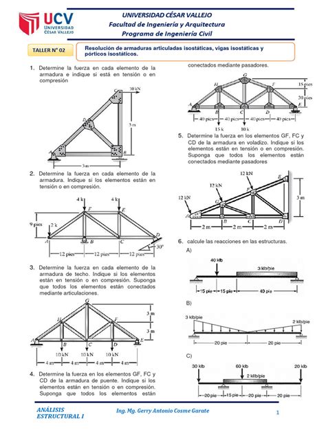 Taller 02 Pdf Braguero Viga Estructura