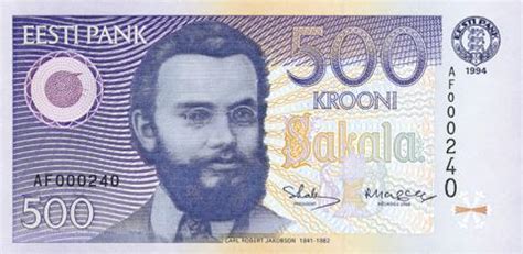 Estonian kroon banknotes | Eesti Pank